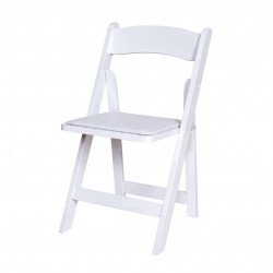 White Resin Chair