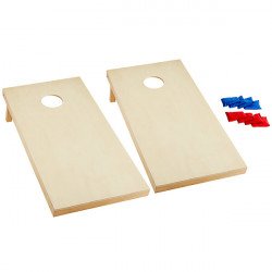 Plain Wood Cornhole Set