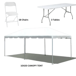 10X20 Canopy Tent Package